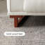 Canapé modulaire blanc en coton et lin-128968275
