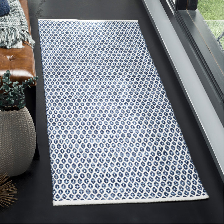 Modena Handwoven Cotton Geometric Area Rug