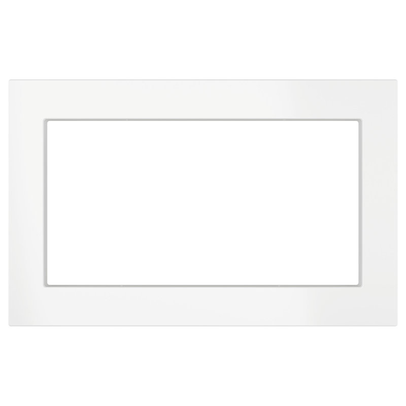 Microwave Trim Kit, 18.88" H x 27" W x 20.9" D, White