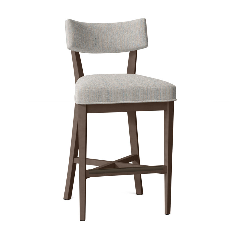 Tabouret de bar 29,5 po Juliet, Perigold Poros Sky, Gris anthracite, Tabouret de bar (siège d'une hauteur de 29,5 po)