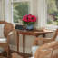 Begonias in Dotted Ceramic Pot-42062680