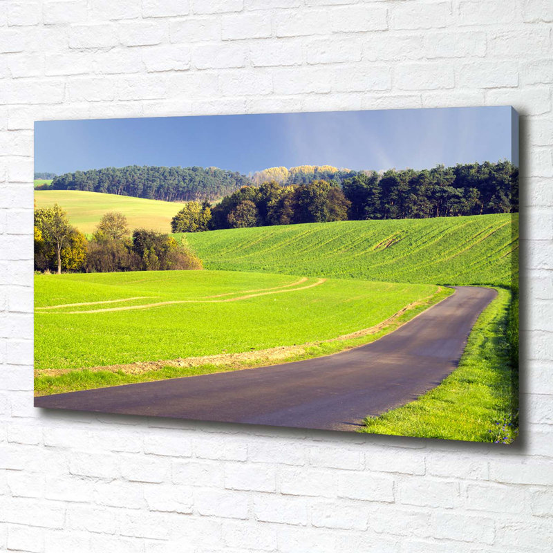 Dirt Road - Wrapped Canvas Print