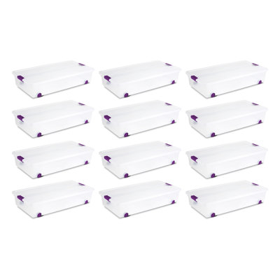 Contenant de rangement avec couvercle transparent Sterilite