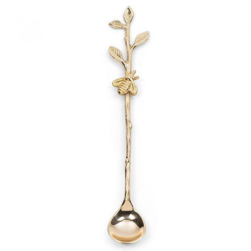 Bee On Twig Long Handled Spoon