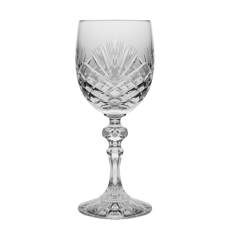 Majestic Crystal 6oz. Crystal Wine Glass Set | Wayfair