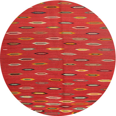 Tapis de zone rouge contemporaine