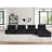 Velvet 5 Pc Sectional Sofa-1981492348