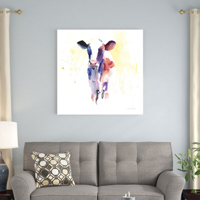 «Holstein II» par Aimee Del Valley, reproduction d'art sur toile tendue