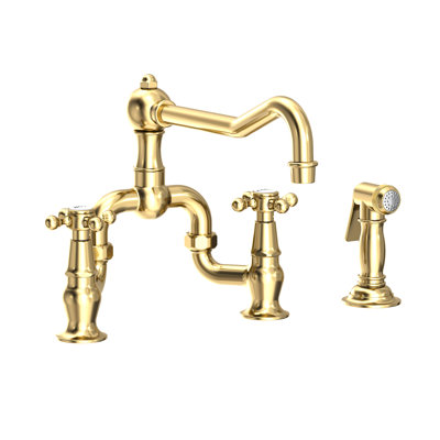 Chesterfield Bridge Faucet with Side Spray