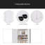 Armoire de cuisine 72 po en métal blanc avec portes, organisateur de rangement autoportant robuste avec 5 tablettes réglables, assemblage sans outil pour le garde-manger, cuisine, salle de bain