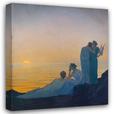 "Ancient Evening" by  Alphonse Osbert - Gallery Wrap Canvas Wall Art