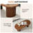 47.24" Oval Coffee Table With Storage-1358591759