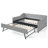 Full‑Size Daybed,Upholstered Convertible Daybed with Tufted Button Backrest, 3‑in‑1 Versatile Sofa Bed with Pull‑Out Trundle & Side Storage, Perfect for Compact Living-1612933743