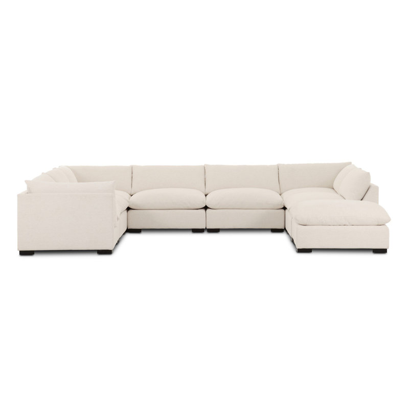 Westwood Sectional with Ottoman, 31.5" H x 160" W x 120" D