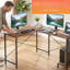 Bureau en L pour bureau de jeu de 50 po avec bureau en coin et sac de rangement latéral-683726219