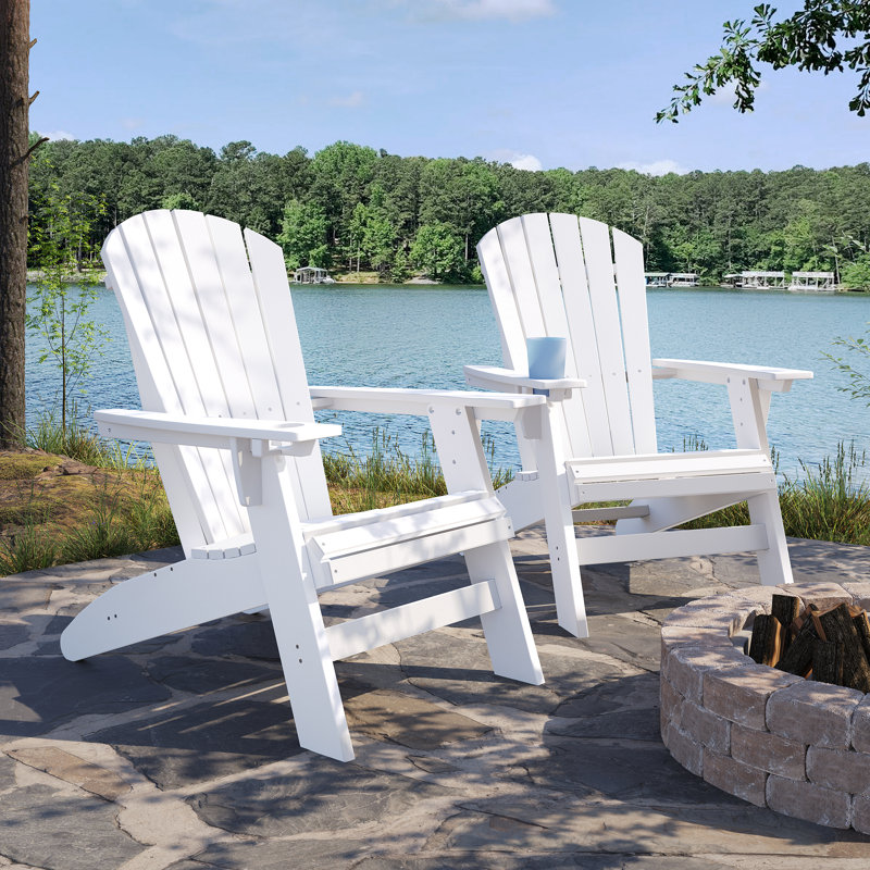 Fauteuil Adirondack, Blanc