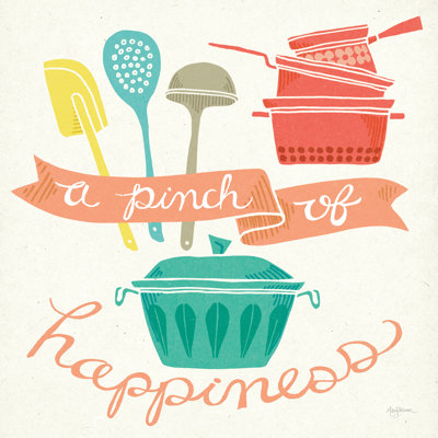 A Pinch Of Happiness by Mary Urban - No Frame Painting on Canvas