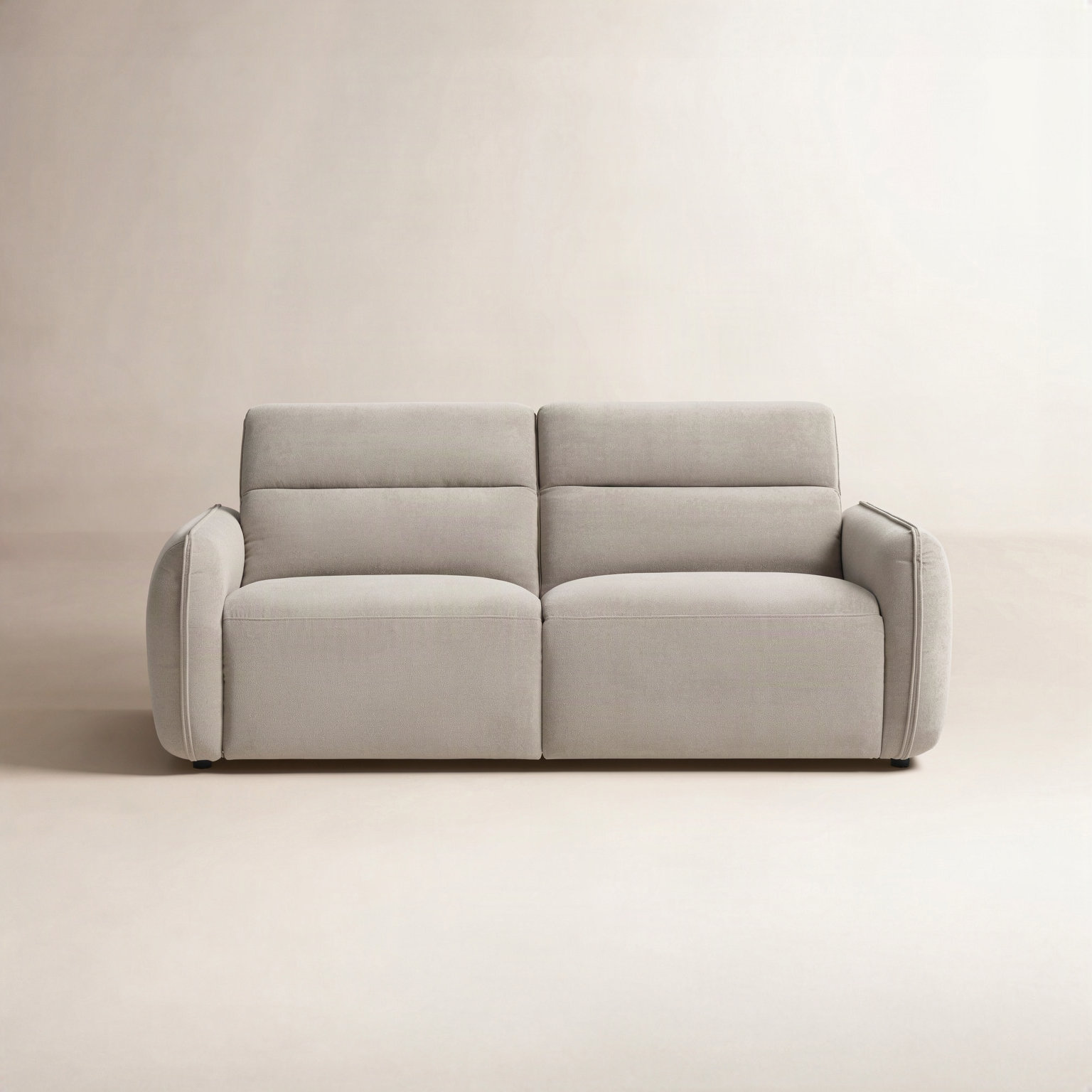 Bayne 87" Linen Reclining Sofa, Elite Sand Chenille