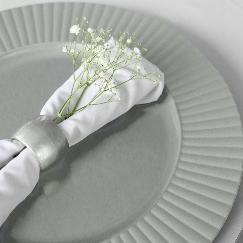 Other Solid Colour Charger, Silver