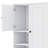 Tall Storage Cabinet Featuring Adjustable Shelves And Flip Out Basket  With Handles Large Capacity Organizer For Bathroom Kitchen Living Room And Office-1301418540