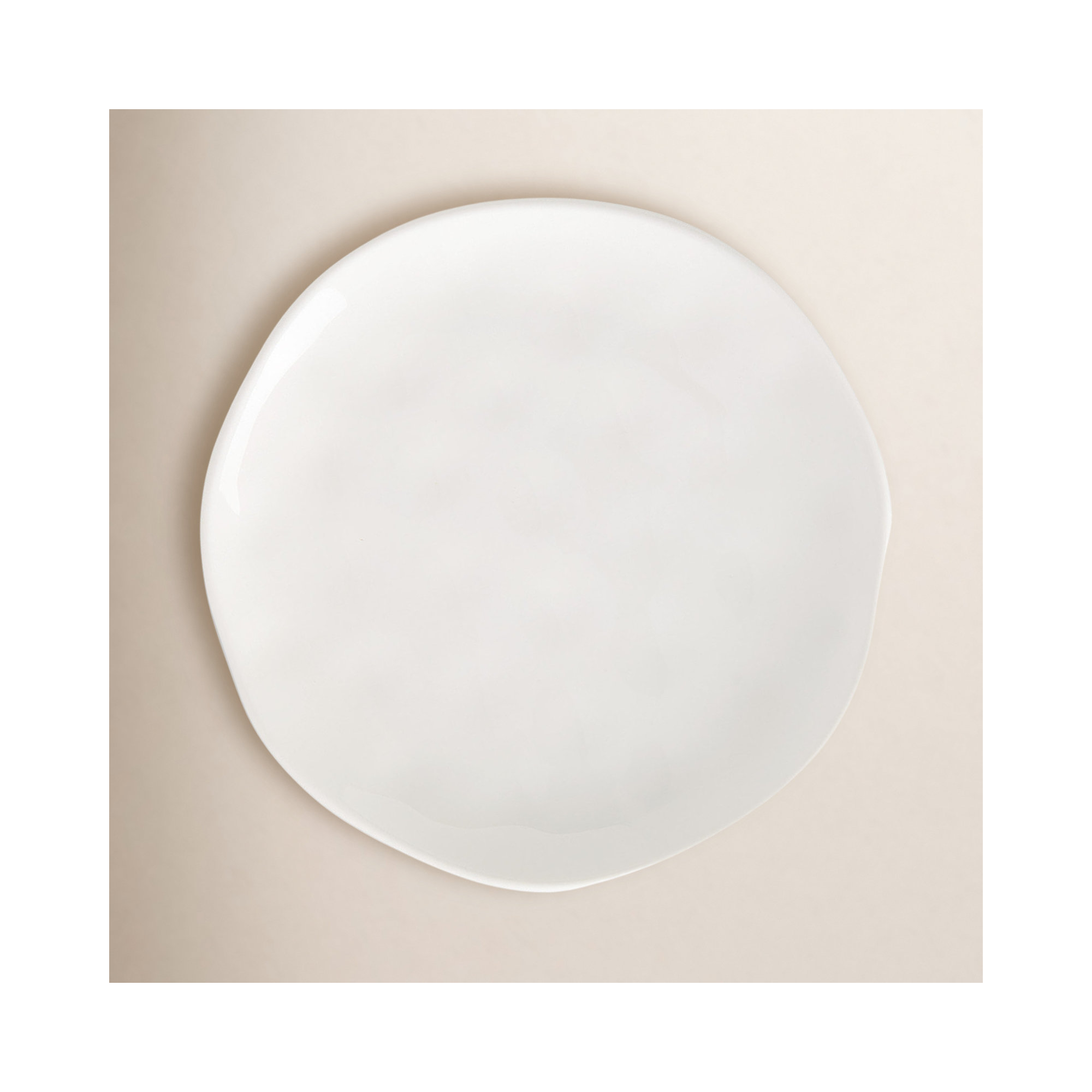 Bay Colors Blue Bay Colors 4Pc Accent Plates, White