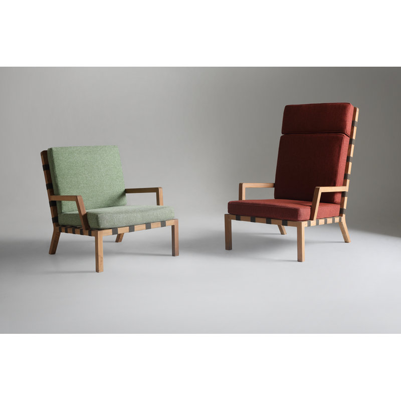 Strap Outdoor Teak Lounge Chair
