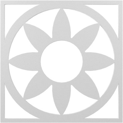 Blume Architectural Grade PVC Pierced Ceiling Medallion
