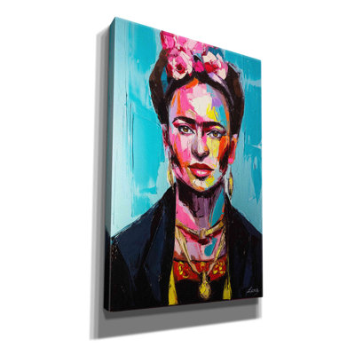 Frida - peinture sur toile tendue