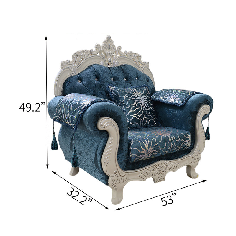 Fauteuil de 53 po de large Alyta