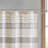 Cotton Stripe Printed Shower Curtain With Tassel