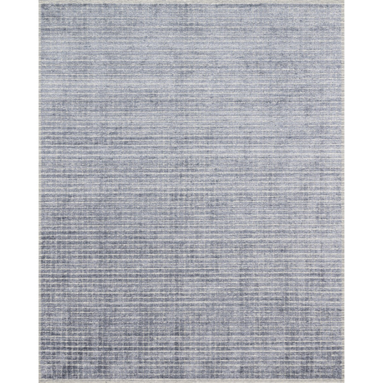 Shenade Geometric Handmade Denim Area Rug