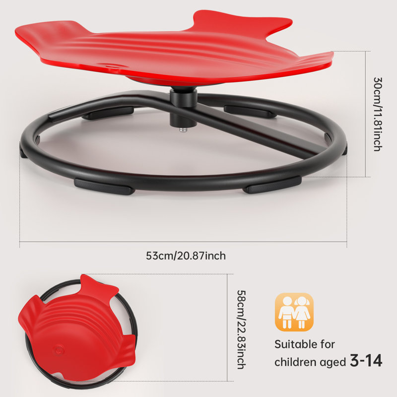 Harriet Bee Ergonomic Swiveling Rocker Game Chair