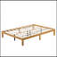 Structure de lit plateforme en bois robuste pour grand lit, rehaussant le confort et le style de la chambre à coucher