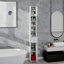 Grande armoire de rangement pour salle de bain mince, armoire de salle de bain autoportante 71 po avec 1 tiroir, 2 portes et 4 tablettes réglables