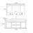 American modern light luxury bathroom cabinet