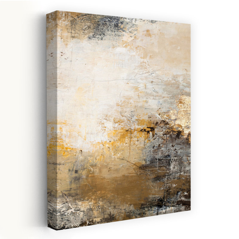 Milestone 1, art abstrait contemporain, H 36 po x l 24 po