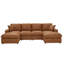 Sofa de coin Mountster avec deux poufs-991983606