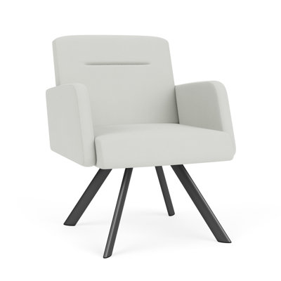 Willow Lounge Reception Guest Chair Steel Legs