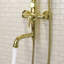 Wall Mounted 3-Function Industrial Vintage Shower System with Slider Bar Handheld Shower