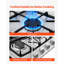 Plaque de cuisson au gaz, 30 po, 4 brûleurs, 48 000 BTU maximum, surface de cuisson encastrée en acier inoxydable, convertible GPL / NG