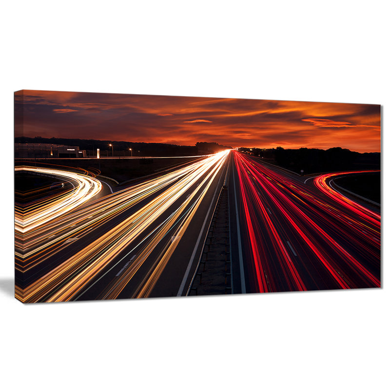 Speed Trails Trails - impression, H 20 po x l 20 po x P 1 po, Toile tendue
