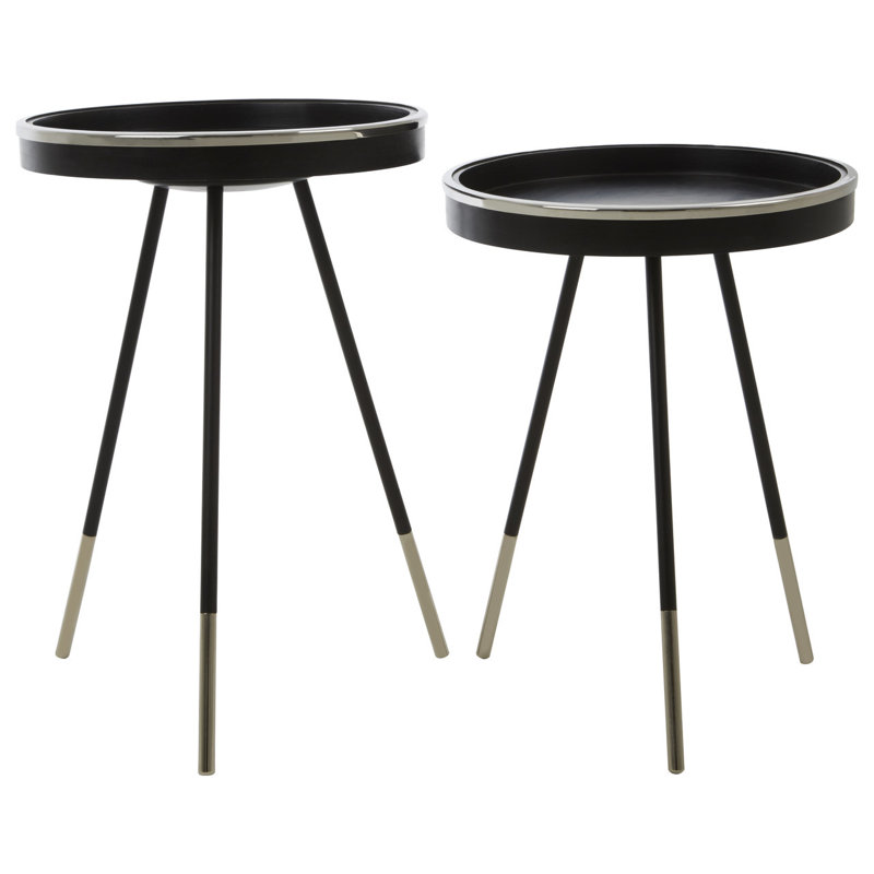 Anyelina Tray Top Side Table Set