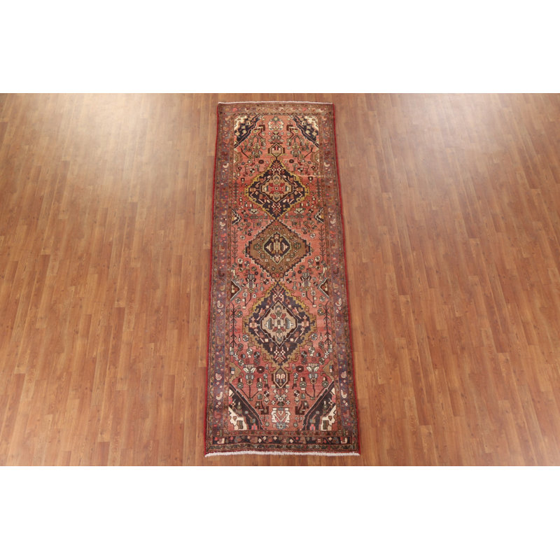 Tapis de couloir rétro vintage 4 x 11
