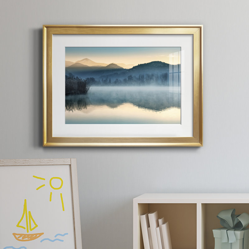 Quiet Morning - reproduction de photo sur papier encadrée, Doré, H 22,5 po x l 30,5 po x P 1,5 po