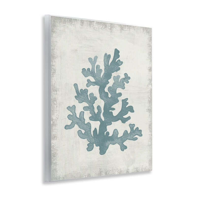 "Blue Coral Form", art mural par Conrad Knutsen
