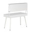 Bureau d'ordinateur avec tableau blanc magnétique effaçable à sec Techni Mobile