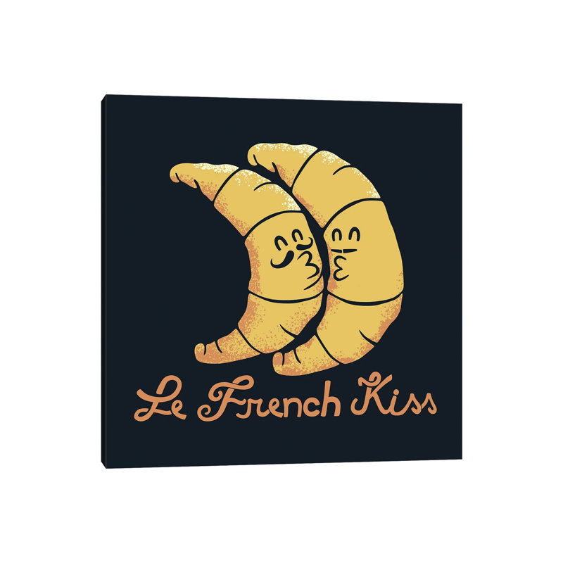 French Kiss by Tobias Fonseca - Wrapped Canvas Gallery-Wrapped Canvas Giclée, 45.72 cm H x 45.72 cm W x 3.175 cm D