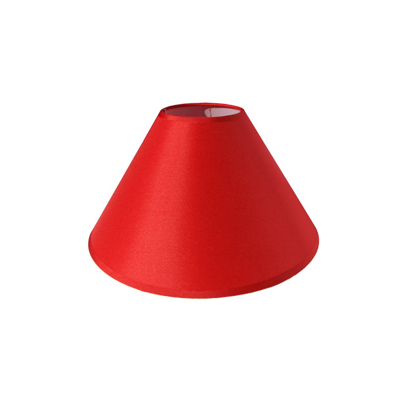 16cm H Cotton Empire Lamp Shade ( Screw On ), Raspberry, 22cm H x 35cm W x 35cm D
