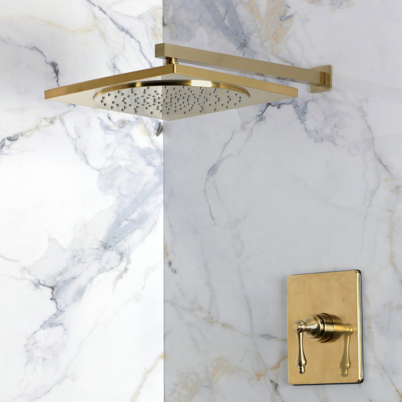Robinet de douche à pression équilibrée Kingston, Brushed Brass