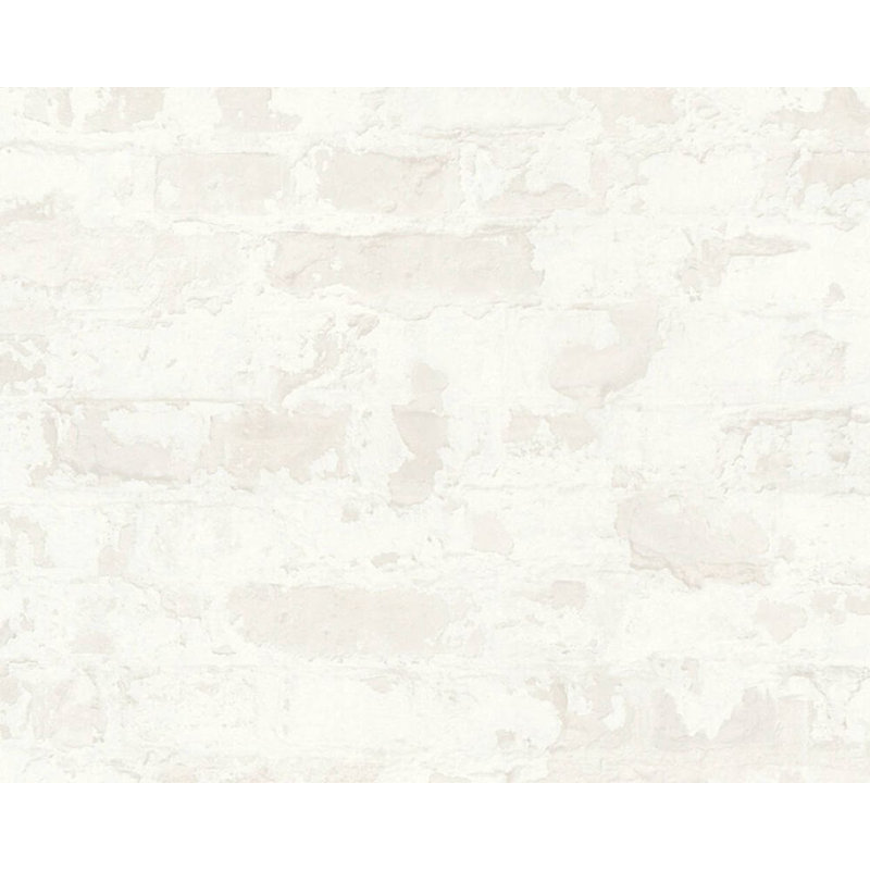 Rouleau de papier peint L 33 pi x l 21 po, Gris / blanc